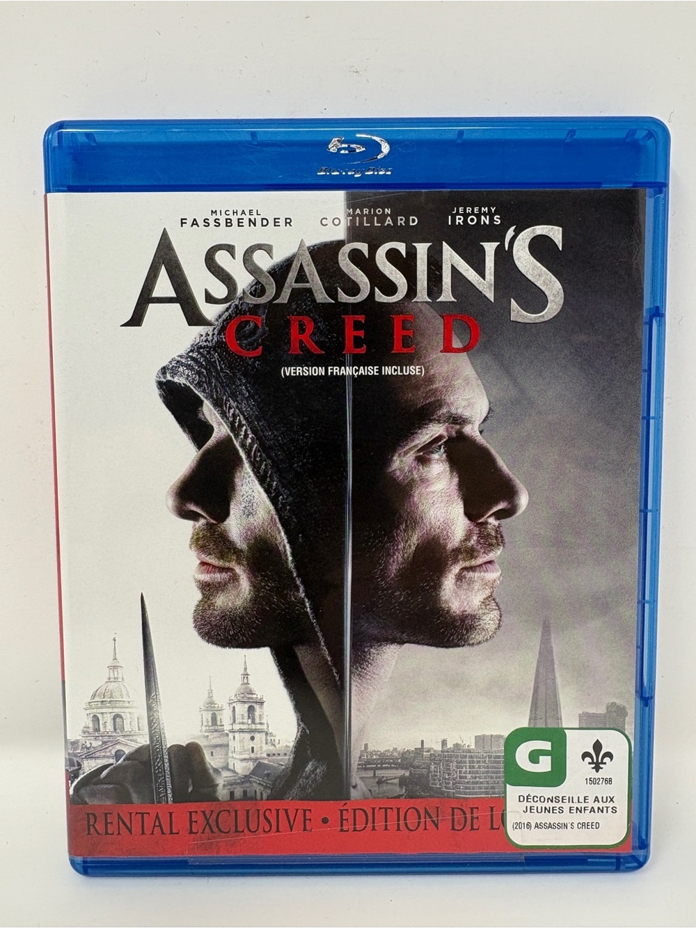 Assassin's Creed Blu-ray Movie